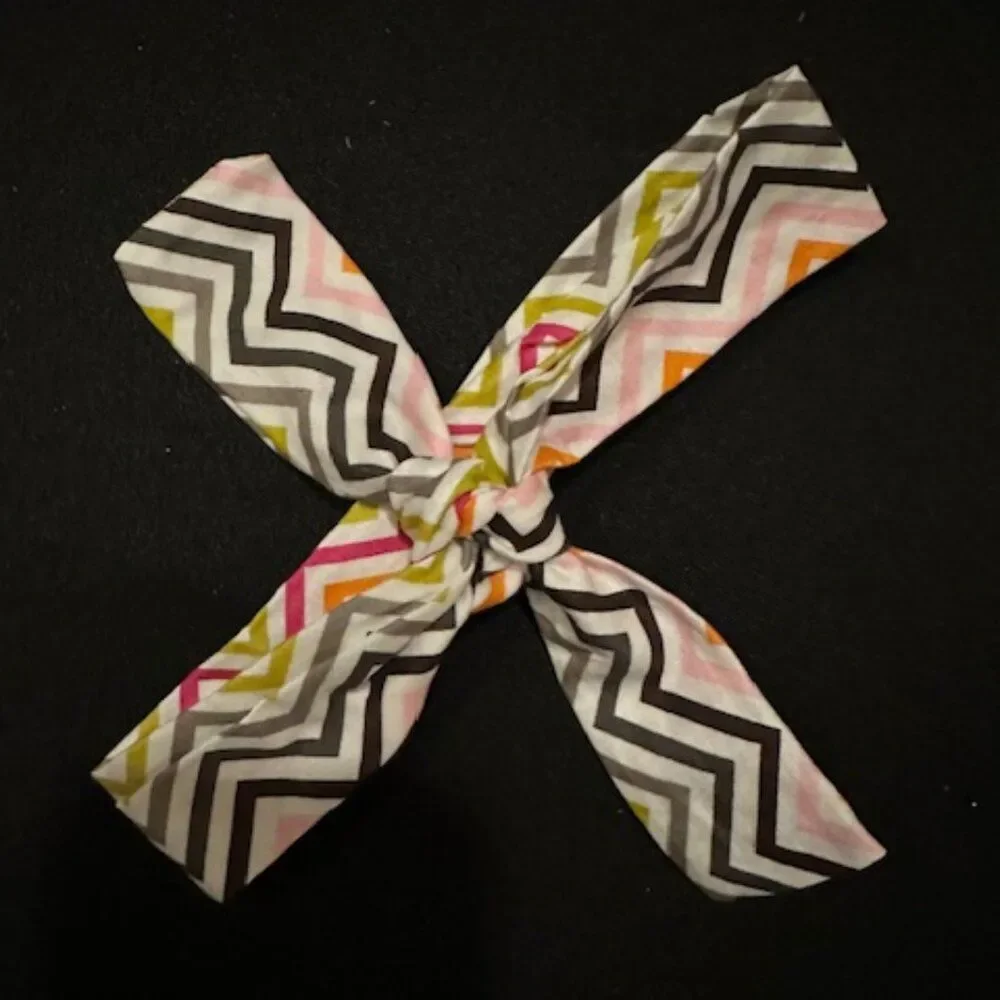 Multi Colored Chevron Knot Headband  CTHB9  Handmade NWT Boutique